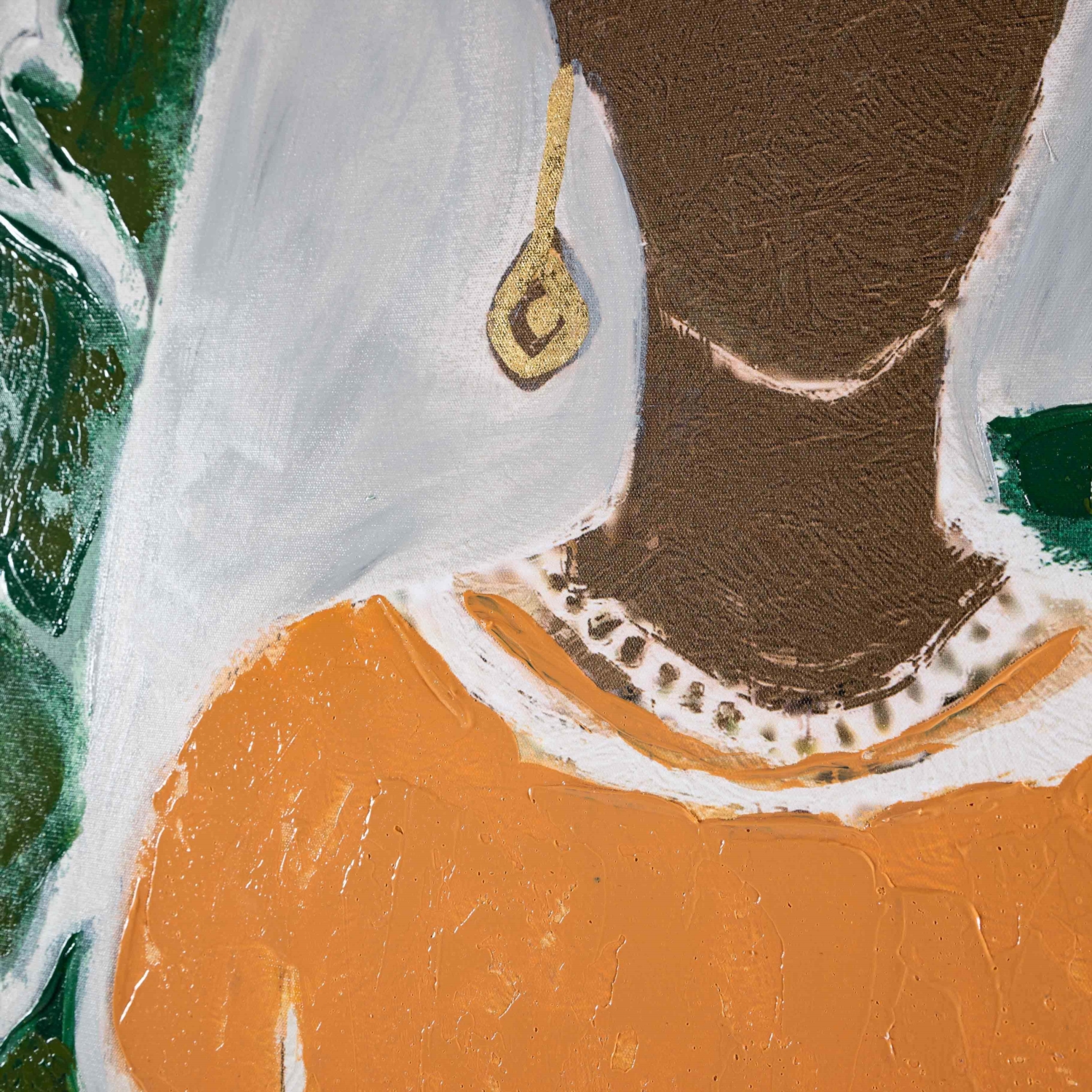 NATURAL WOMAN YAĞLI BOYA 120X120 CM