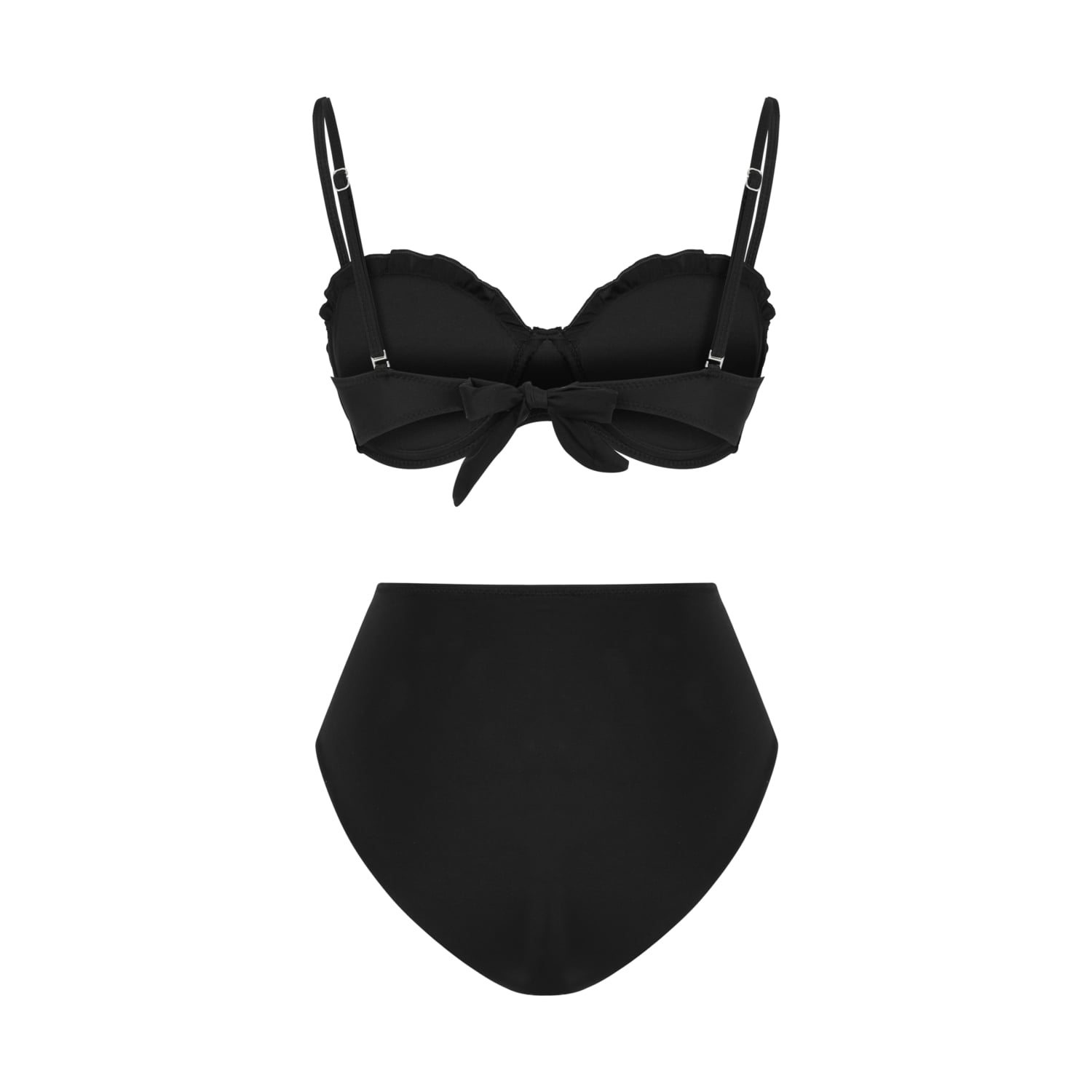BRALET KESİM YÜKSEK BEL  BİKİNİ TAKIMI