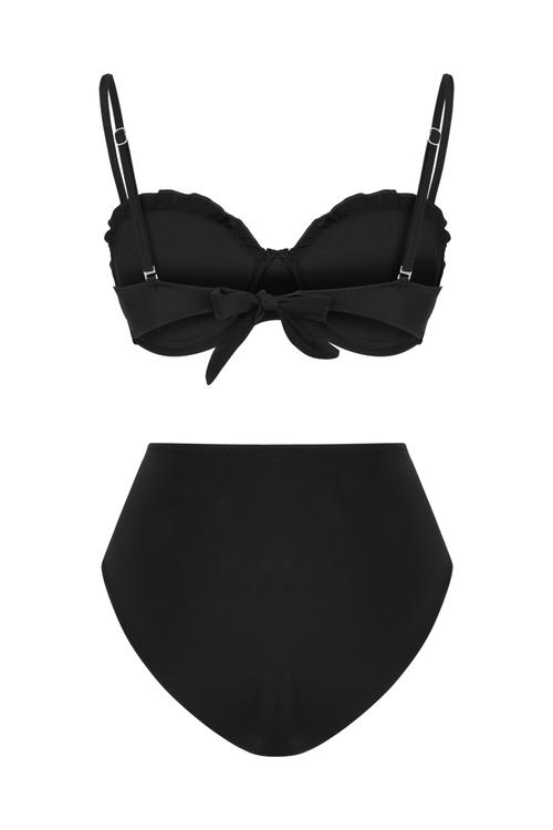  BRALET KESİM YÜKSEK BEL  BİKİNİ TAKIMI