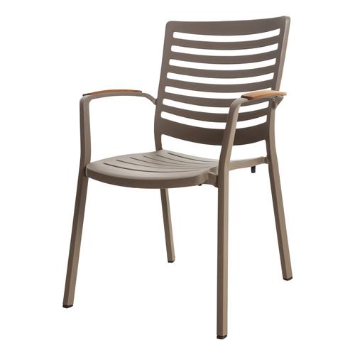  HECTOR KOLÇAKLI SANDALYE ŞAMPANYA