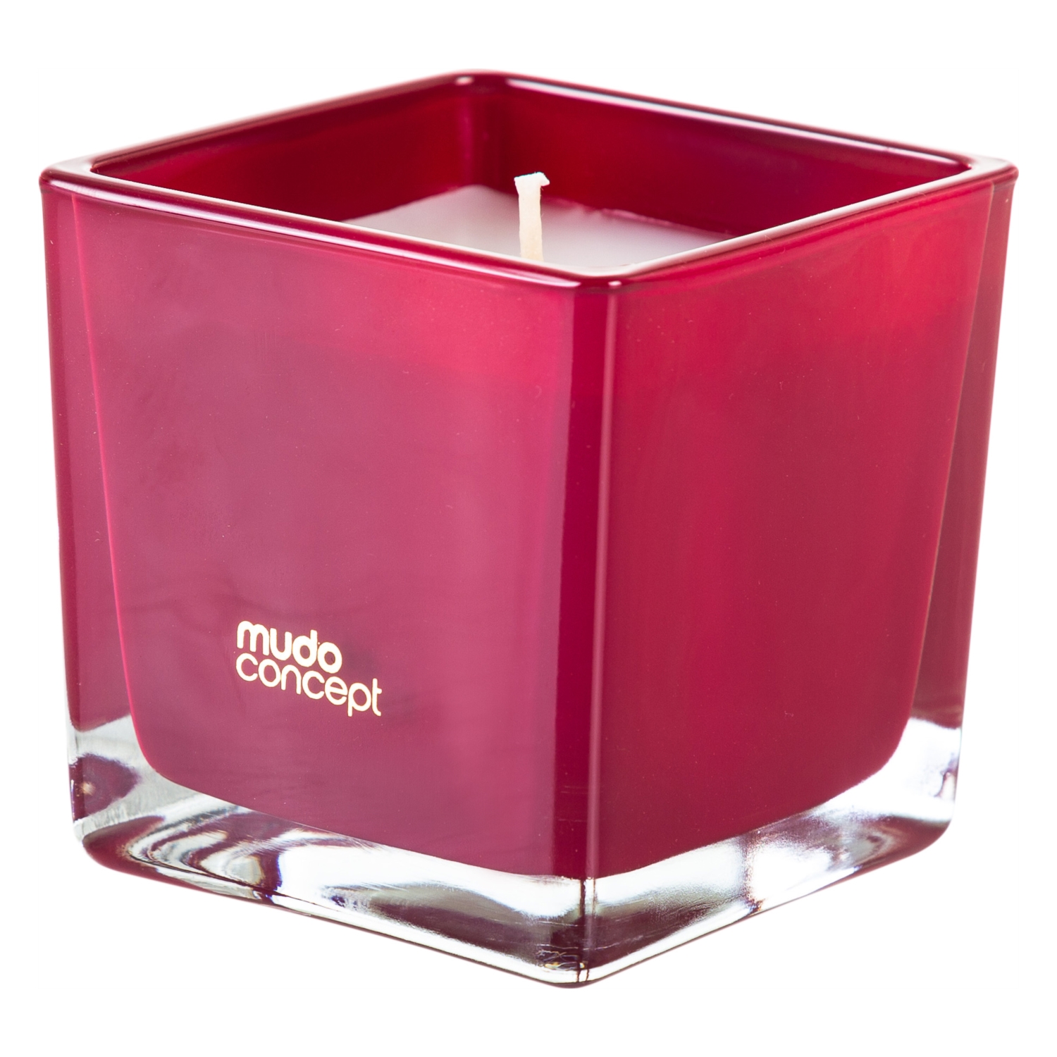 PREMIUM KARE BARDAK MUM BORDO 8X8CM