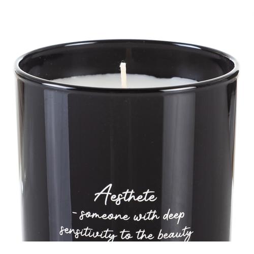  AESTHETE BLACK AMBER KOKULU BARDAK MUM SİYAH