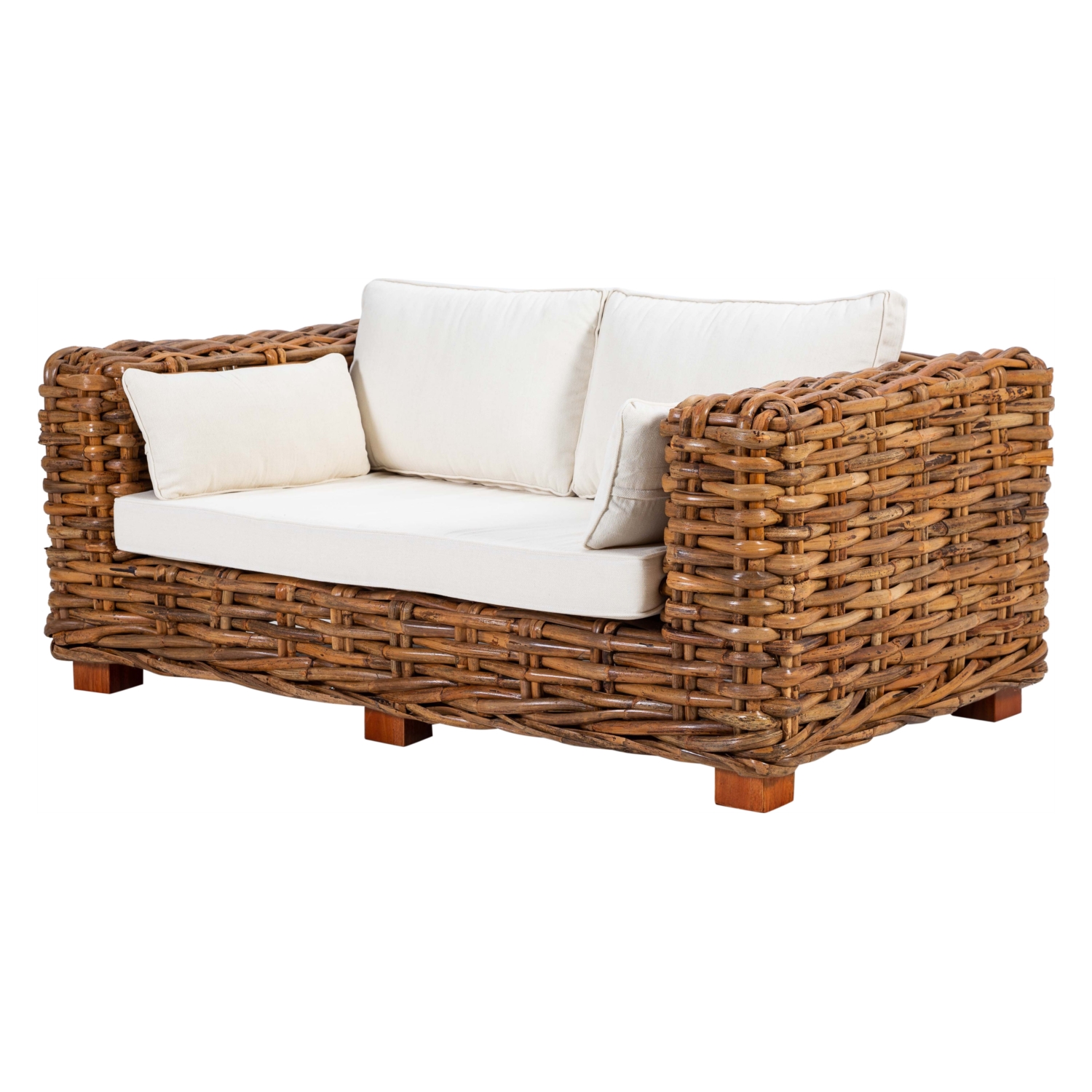 SAINT TROPEZ RATTAN İKİLİ KOLTUK