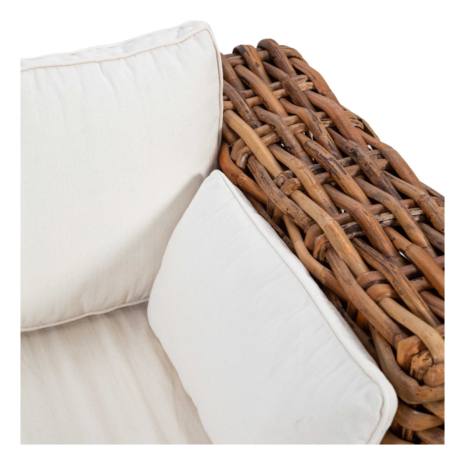 SAINT TROPEZ RATTAN İKİLİ KOLTUK
