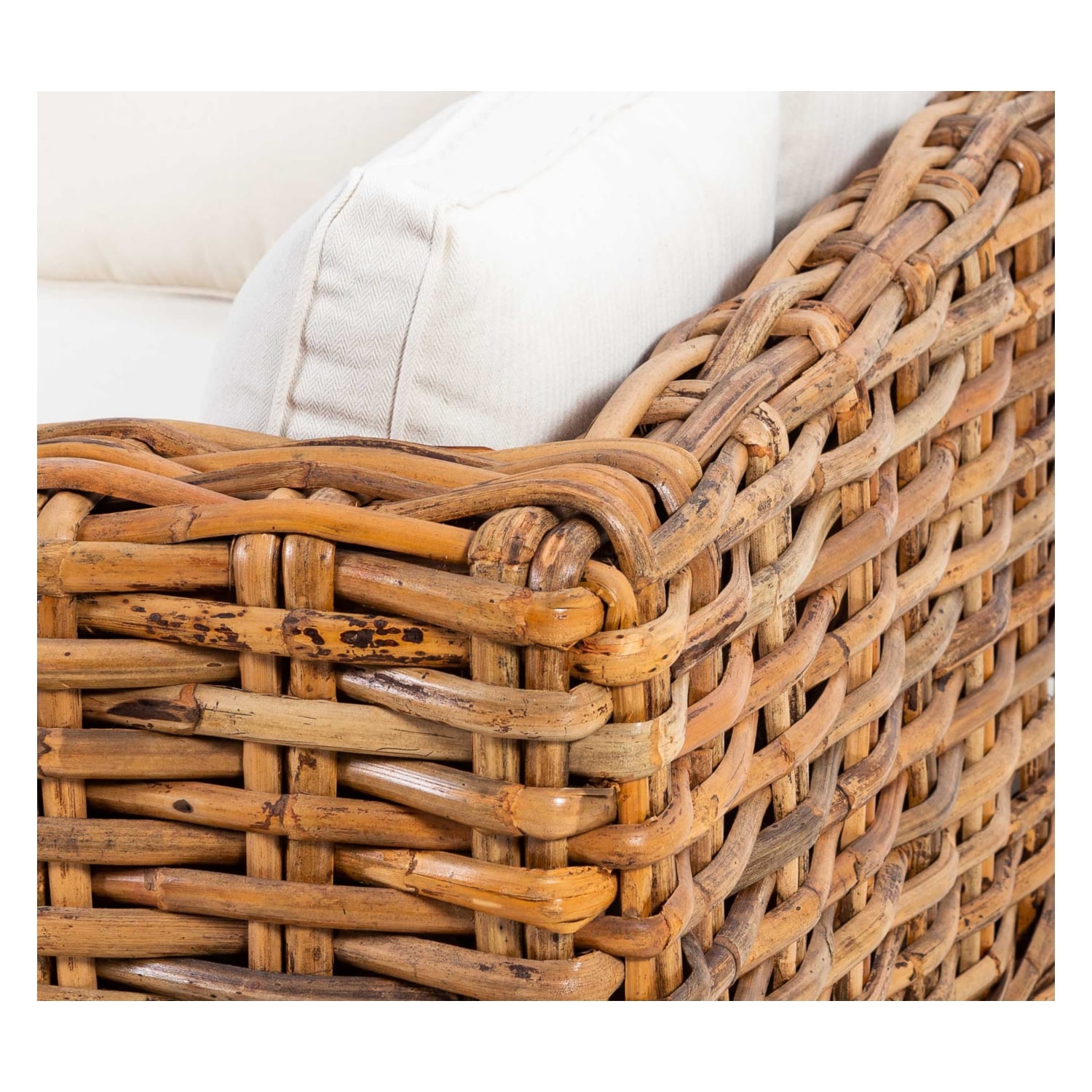SAINT TROPEZ RATTAN İKİLİ KOLTUK