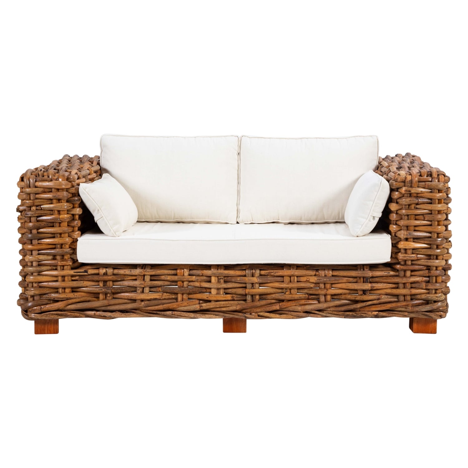 SAINT TROPEZ RATTAN İKİLİ KOLTUK