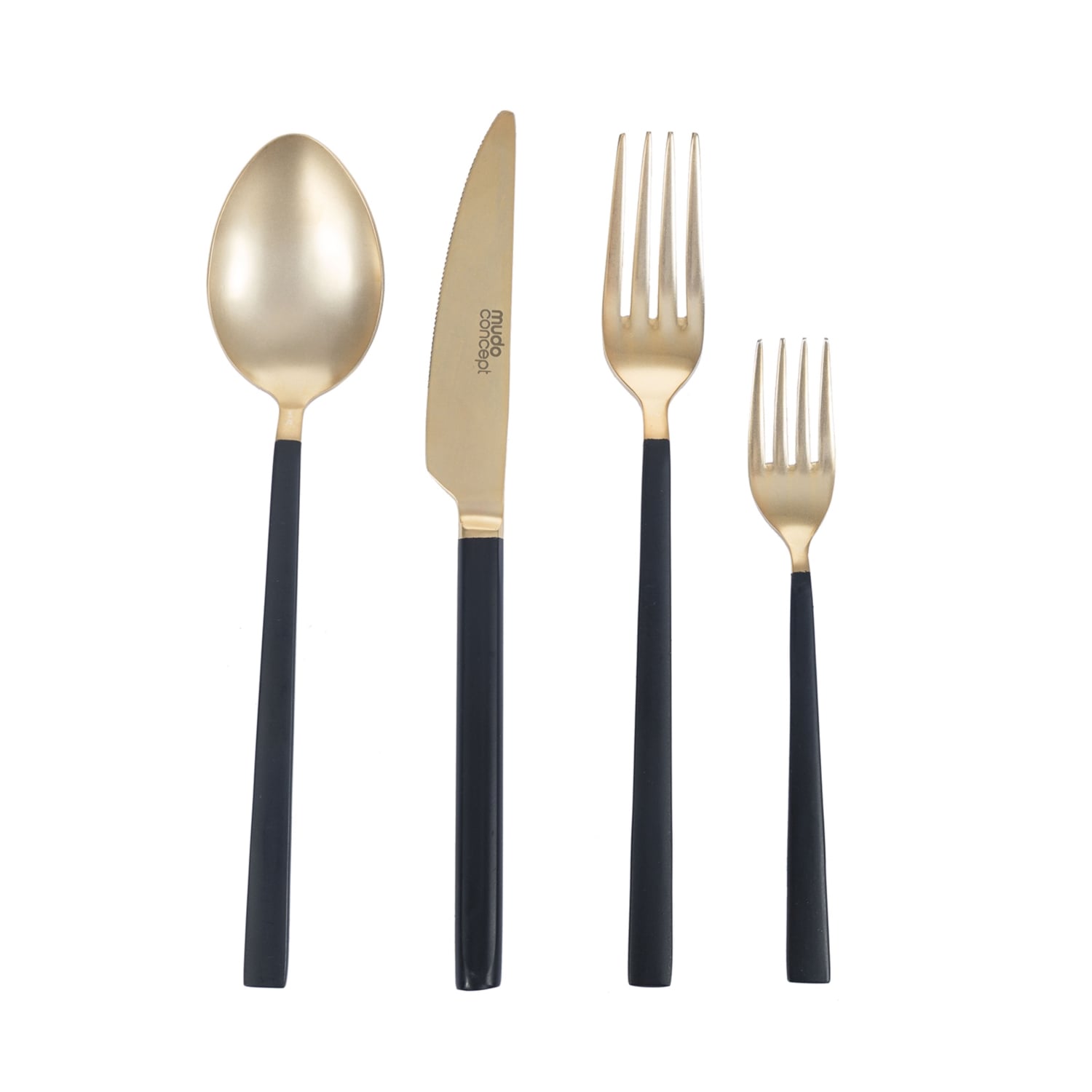 LINEA ÇATAL KAŞIK BIÇAK TAKIMI 24 PARÇA MAT GOLD