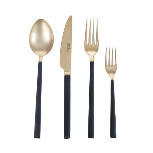  LINEA ÇATAL KAŞIK BIÇAK TAKIMI 24 PARÇA MAT GOLD