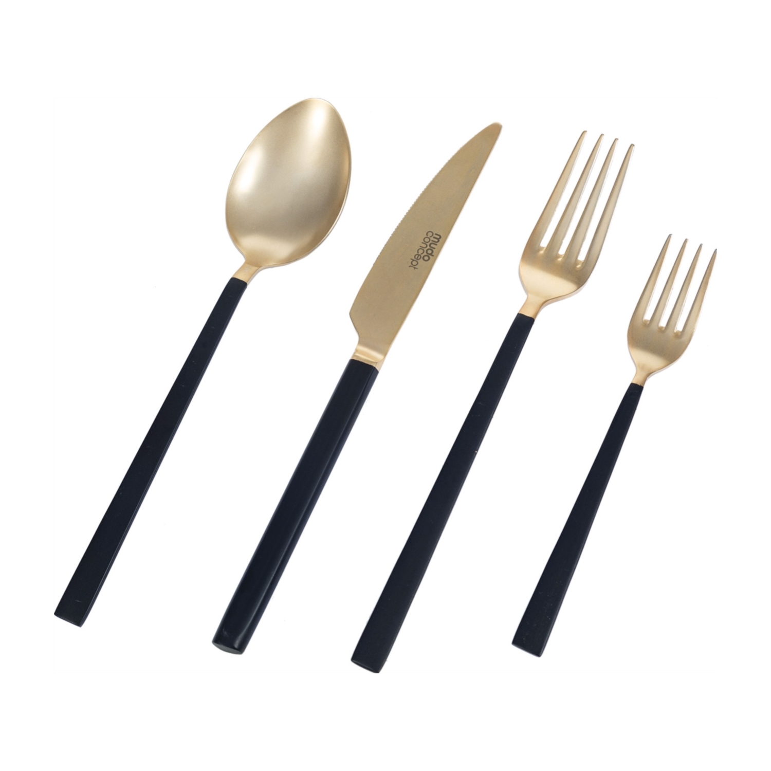 LINEA ÇATAL KAŞIK BIÇAK TAKIMI 24 PARÇA MAT GOLD