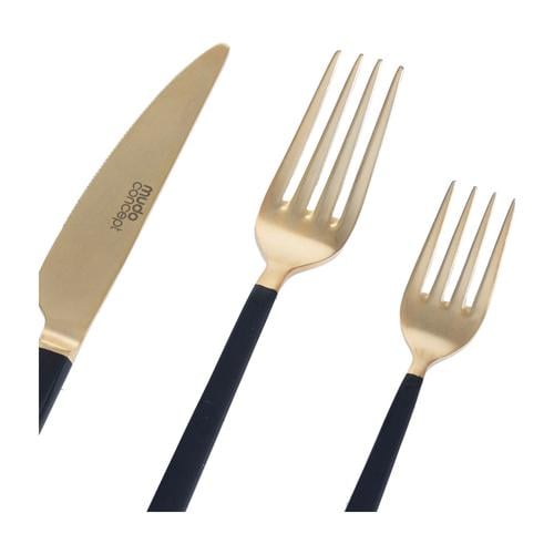  LINEA ÇATAL KAŞIK BIÇAK TAKIMI 24 PARÇA MAT GOLD