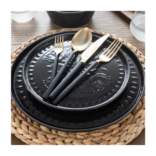  LINEA ÇATAL KAŞIK BIÇAK TAKIMI 24 PARÇA MAT GOLD