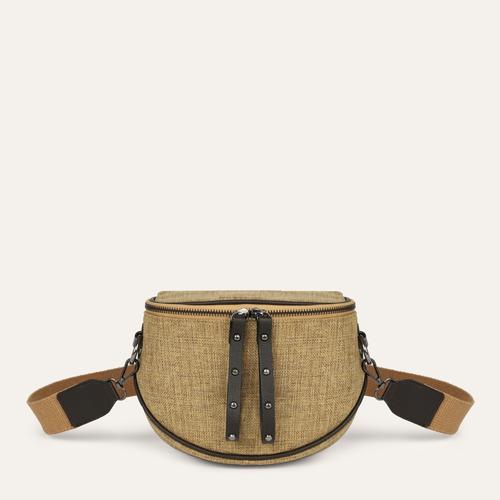  HASIR FERMUAR DETAYLI BEL ÇANTASI