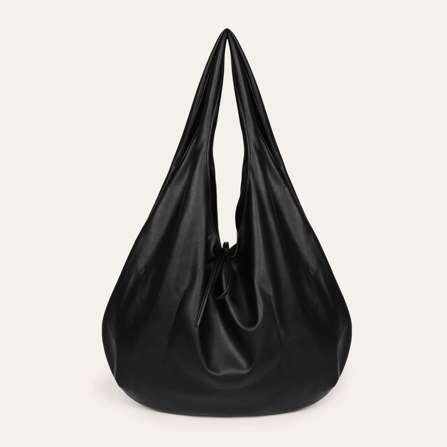 DERİ GÖRÜNÜMLÜ YUMUŞAK SHOPPER OMUZ ÇANTASI