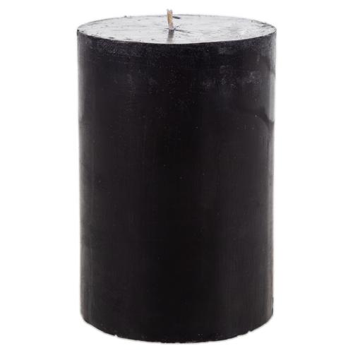  SÜTUN MUM SİYAH 7X10 CM