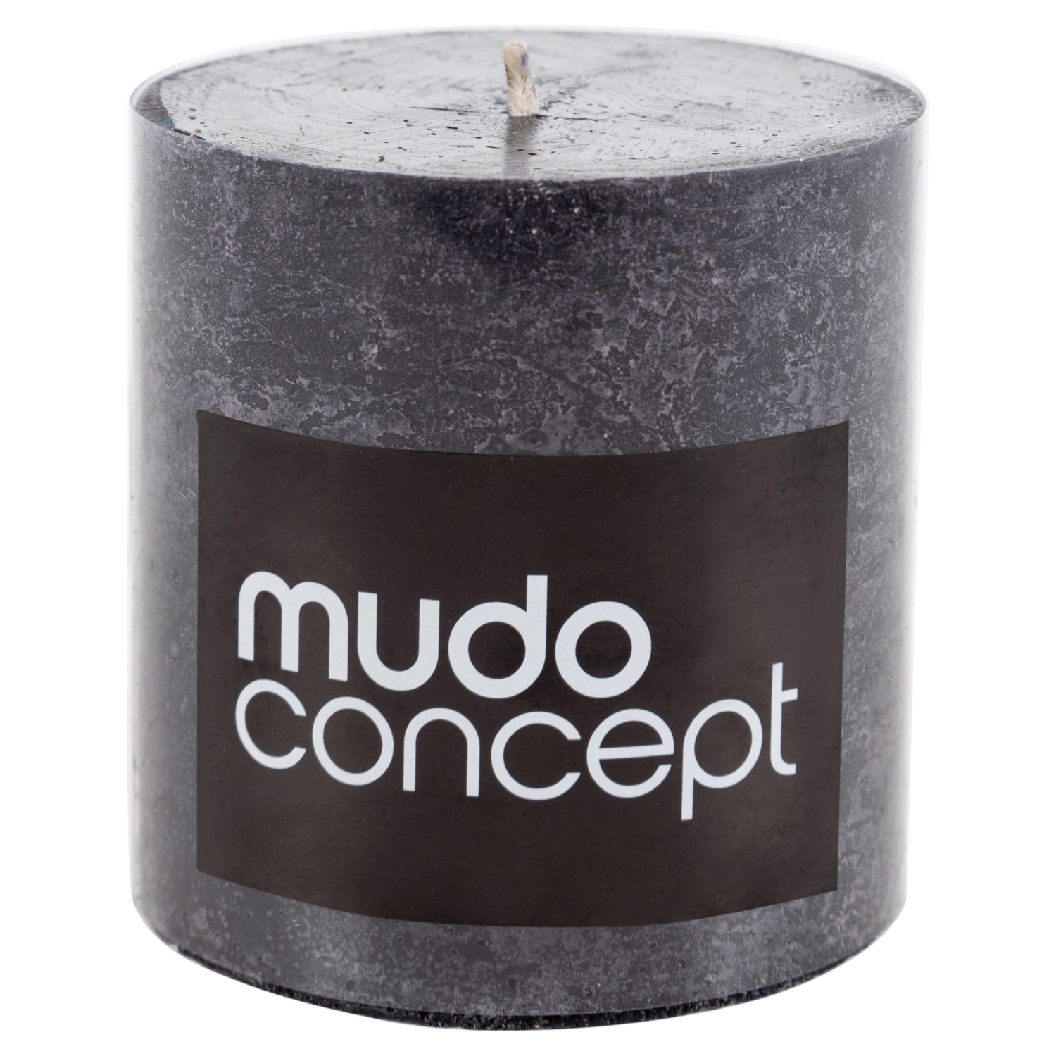 SÜTUN MUM SİYAH 7X7 CM