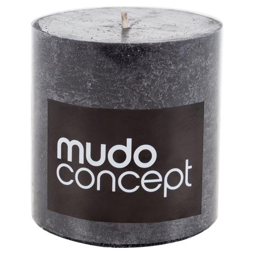  SÜTUN MUM SİYAH 7X7 CM