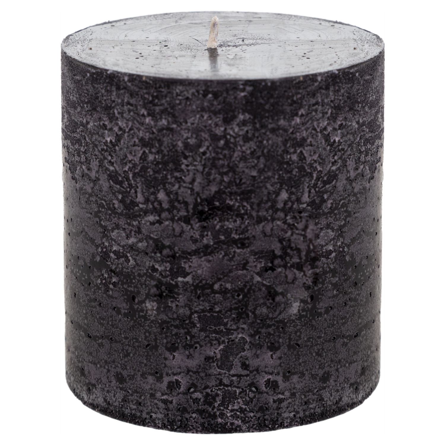SÜTUN MUM SİYAH 7X7 CM