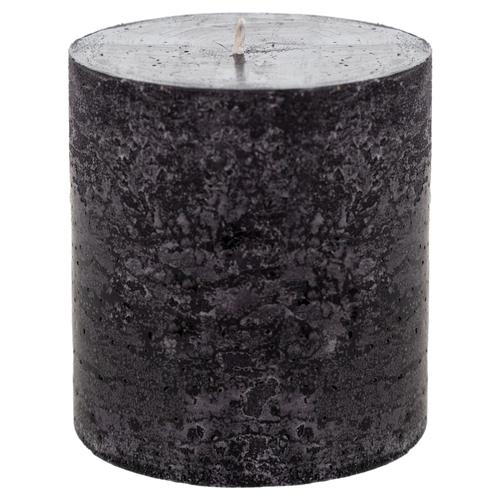  SÜTUN MUM SİYAH 7X7 CM