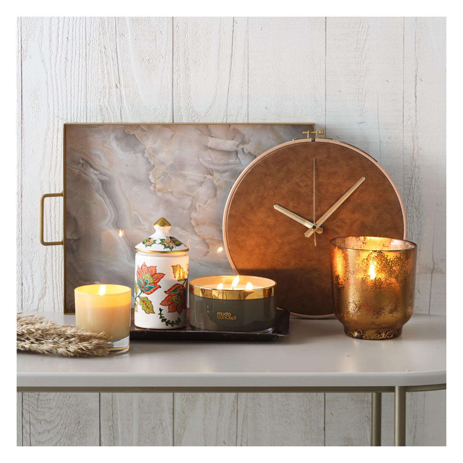 TEXAS DUVAR SAATİ KAHVE 30CM