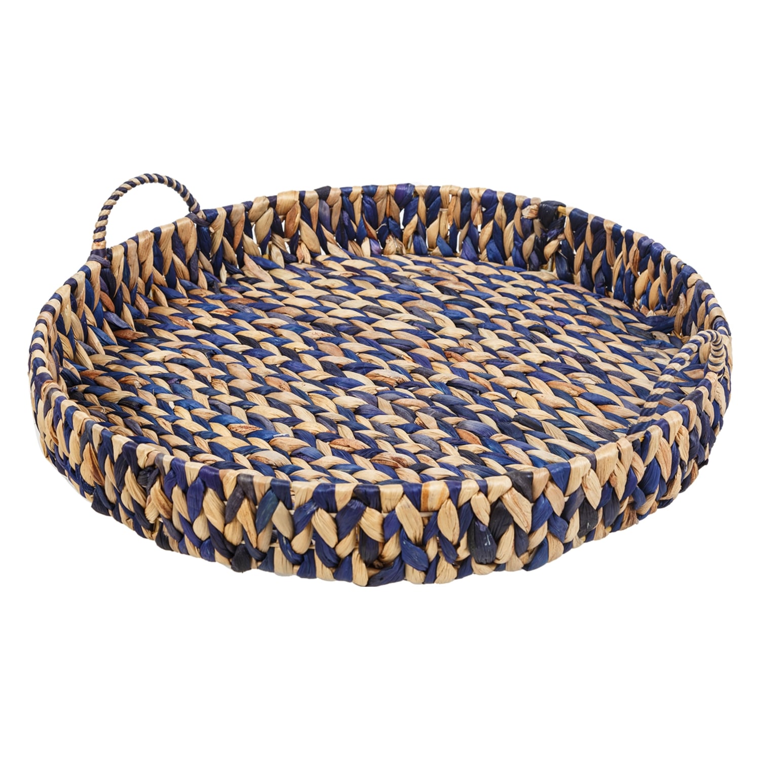 YUVARLAK İKİ RENK KULPLU TEPSİ M