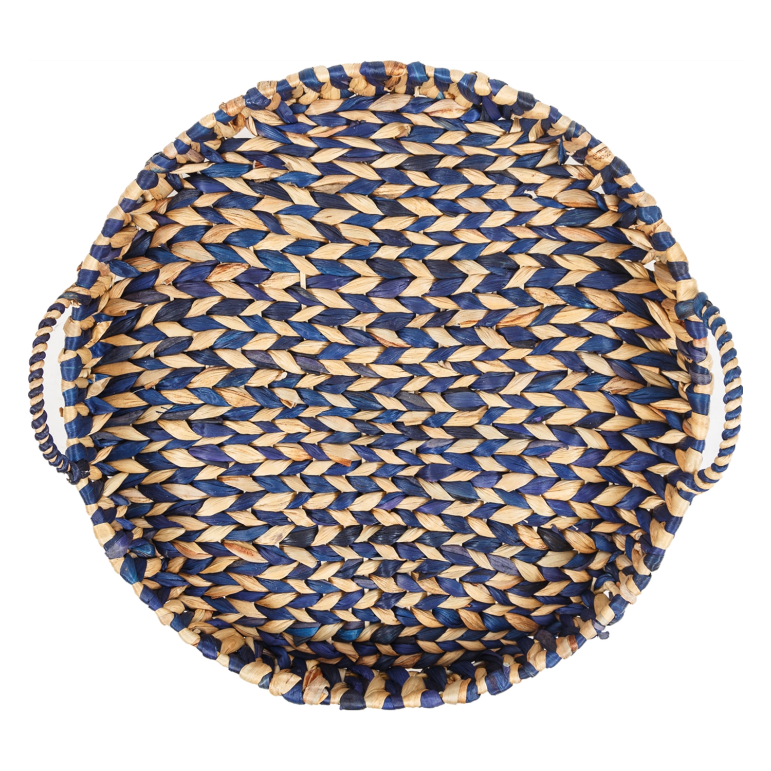 YUVARLAK İKİ RENK KULPLU TEPSİ M