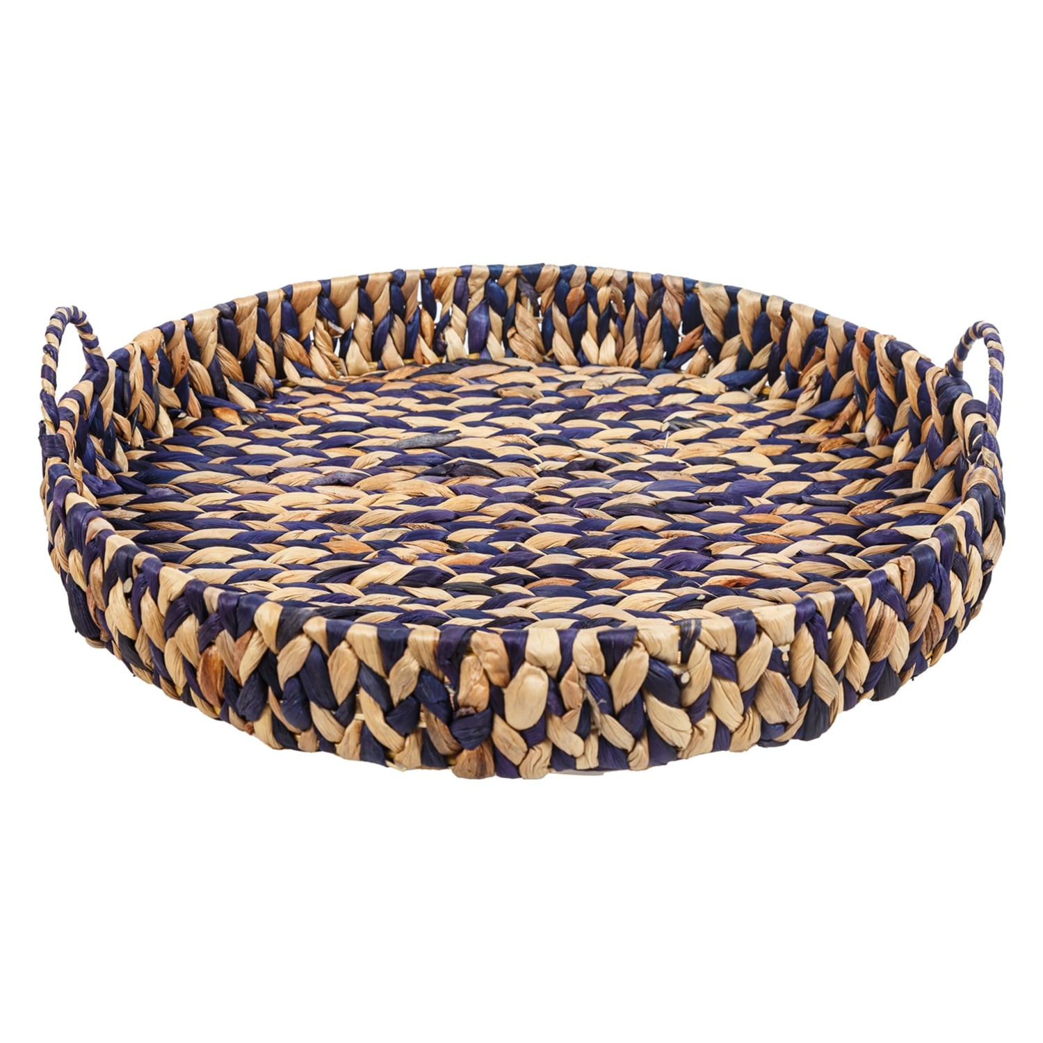 YUVARLAK İKİ RENK KULPLU TEPSİ S