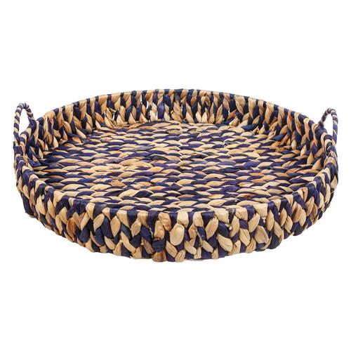  YUVARLAK İKİ RENK KULPLU TEPSİ S