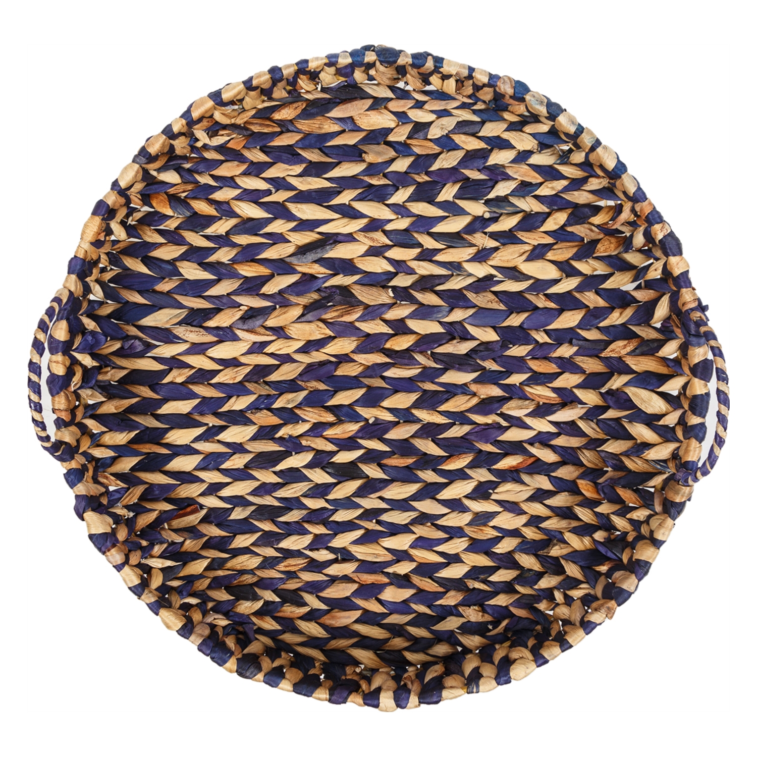 YUVARLAK İKİ RENK KULPLU TEPSİ S