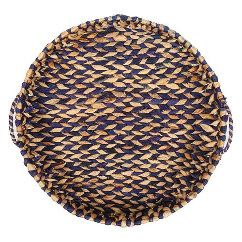  YUVARLAK İKİ RENK KULPLU TEPSİ S