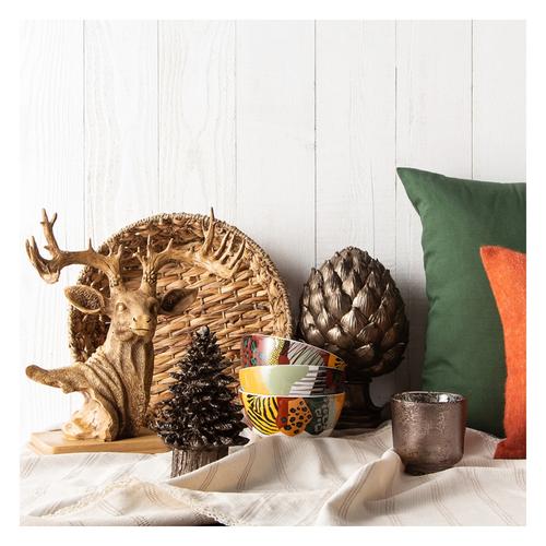  PINE CONE BİBLO BRONZ 12X12X19CM