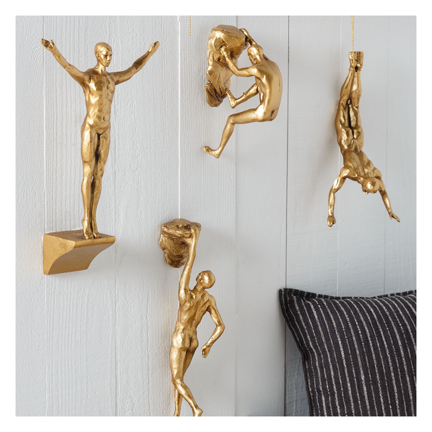 FALLING MAN I GOLD BİBLO 30X10CM