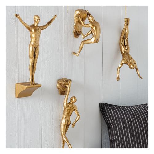  FALLING MAN I GOLD BİBLO 30X10CM