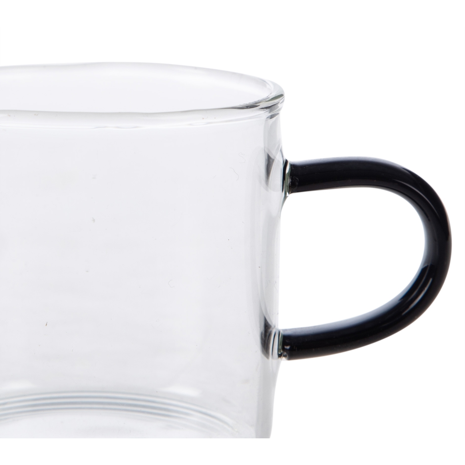 BOROSİLİKAT FİNCAN -SİYAH 150 ML