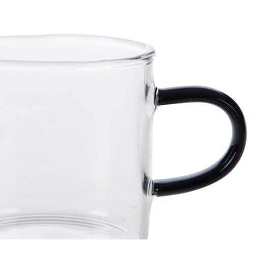  BOROSİLİKAT FİNCAN -SİYAH 150 ML