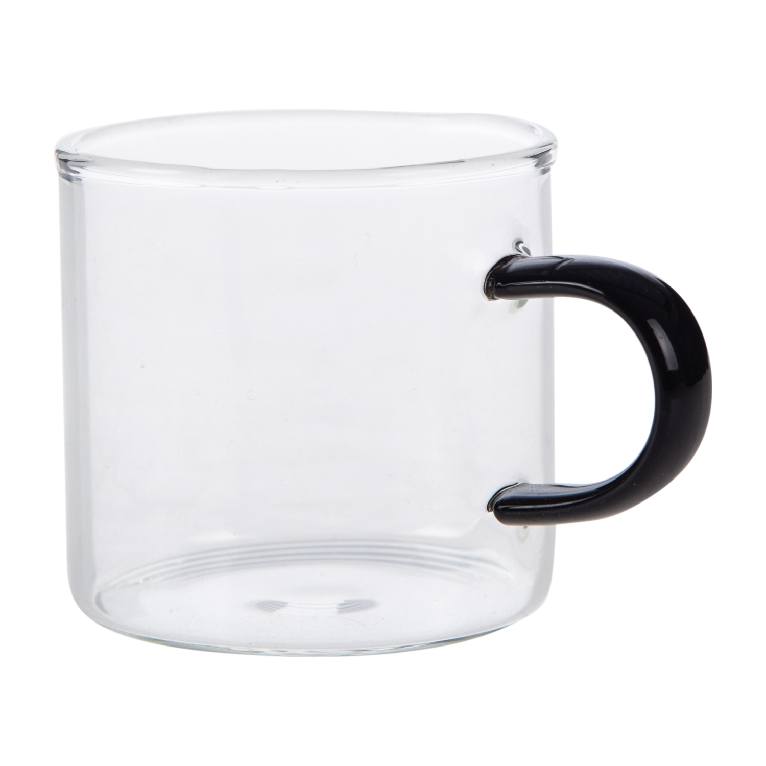 BOROSİLİKAT FİNCAN -SİYAH 150 ML