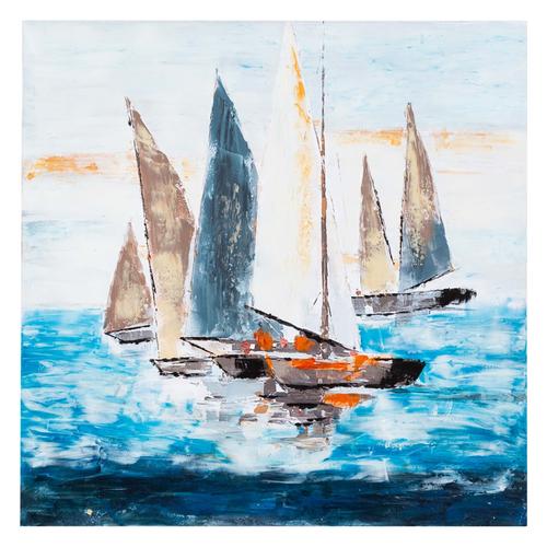  SAILING RACE YAĞLI BOYA TABLO 100X100 CM