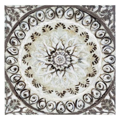  MANDALA STONE YAĞLI BOYA TABLO 100X100 CM