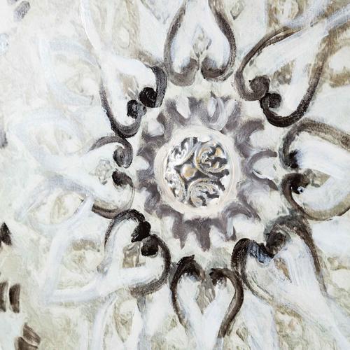  MANDALA STONE YAĞLI BOYA TABLO 100X100 CM