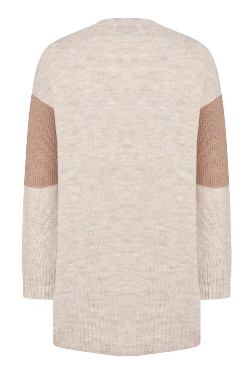  SAÇ ÖRGÜLÜ MİDİ TRİKO HIRKA