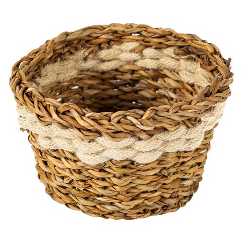  ÇOK AMAÇLI BEYAZ HASIR SEPET M