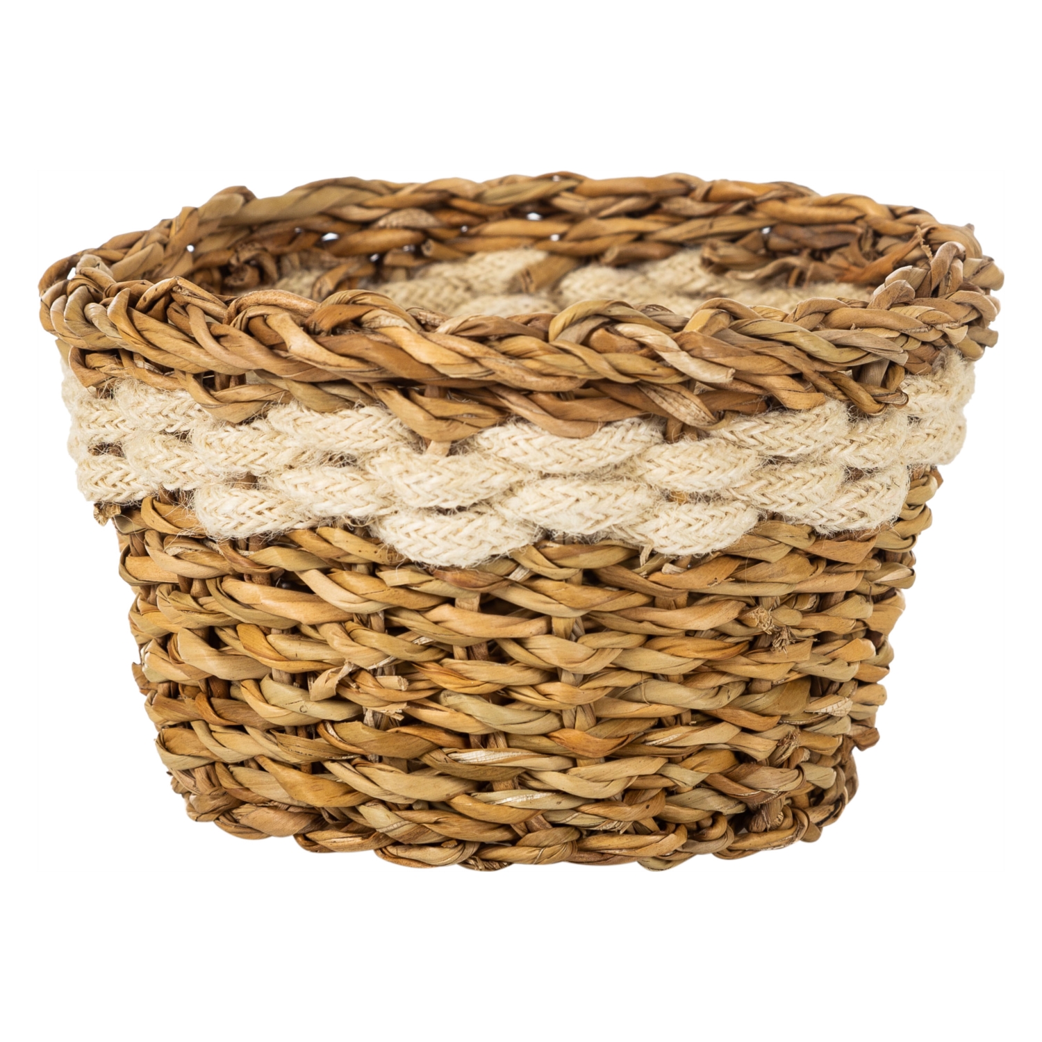 ÇOK AMAÇLI BEYAZ HASIR SEPET M