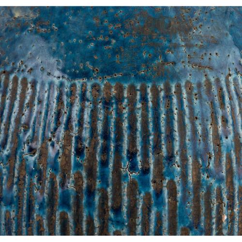  SEA SERAMİK VAZO MAVİ 21X21 CM