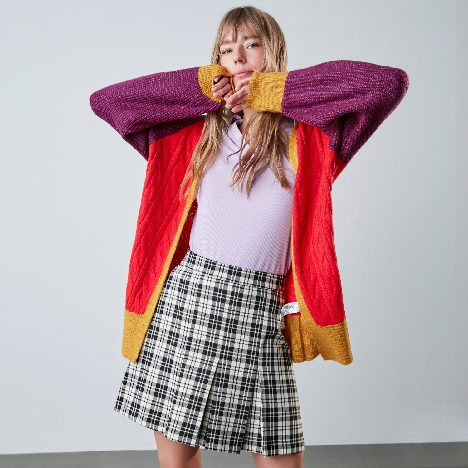 RENKLİ MİDİ TRİKO HIRKA