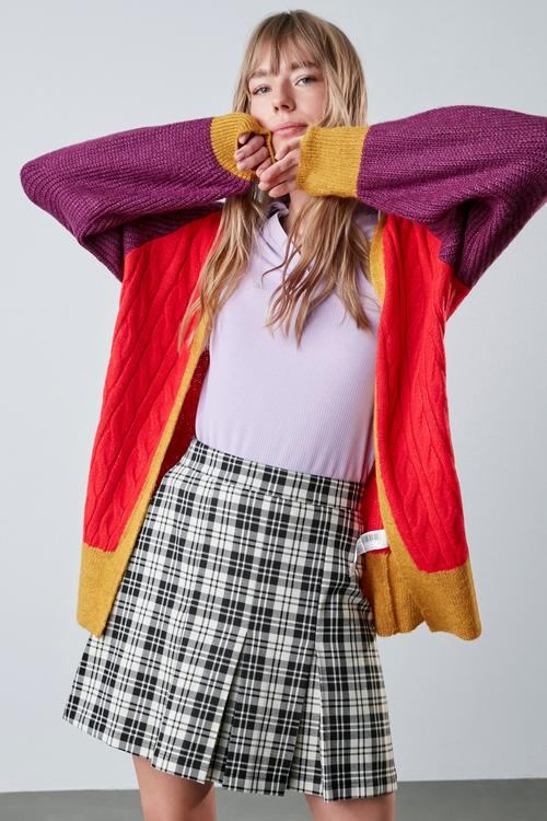  RENKLİ MİDİ TRİKO HIRKA