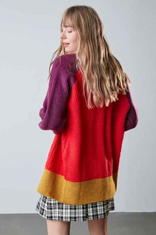  RENKLİ MİDİ TRİKO HIRKA