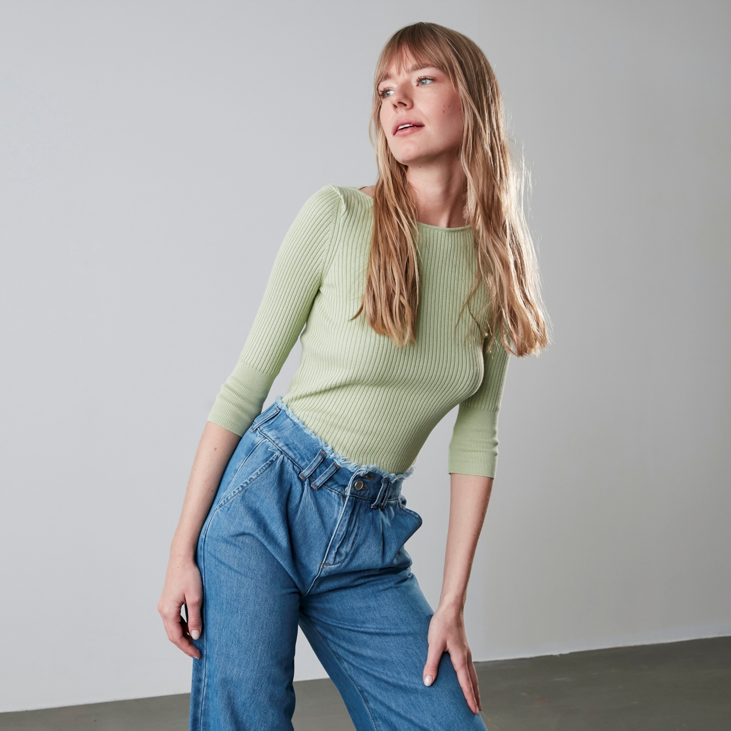 KAYIK YAKA TRİKO KAZAK