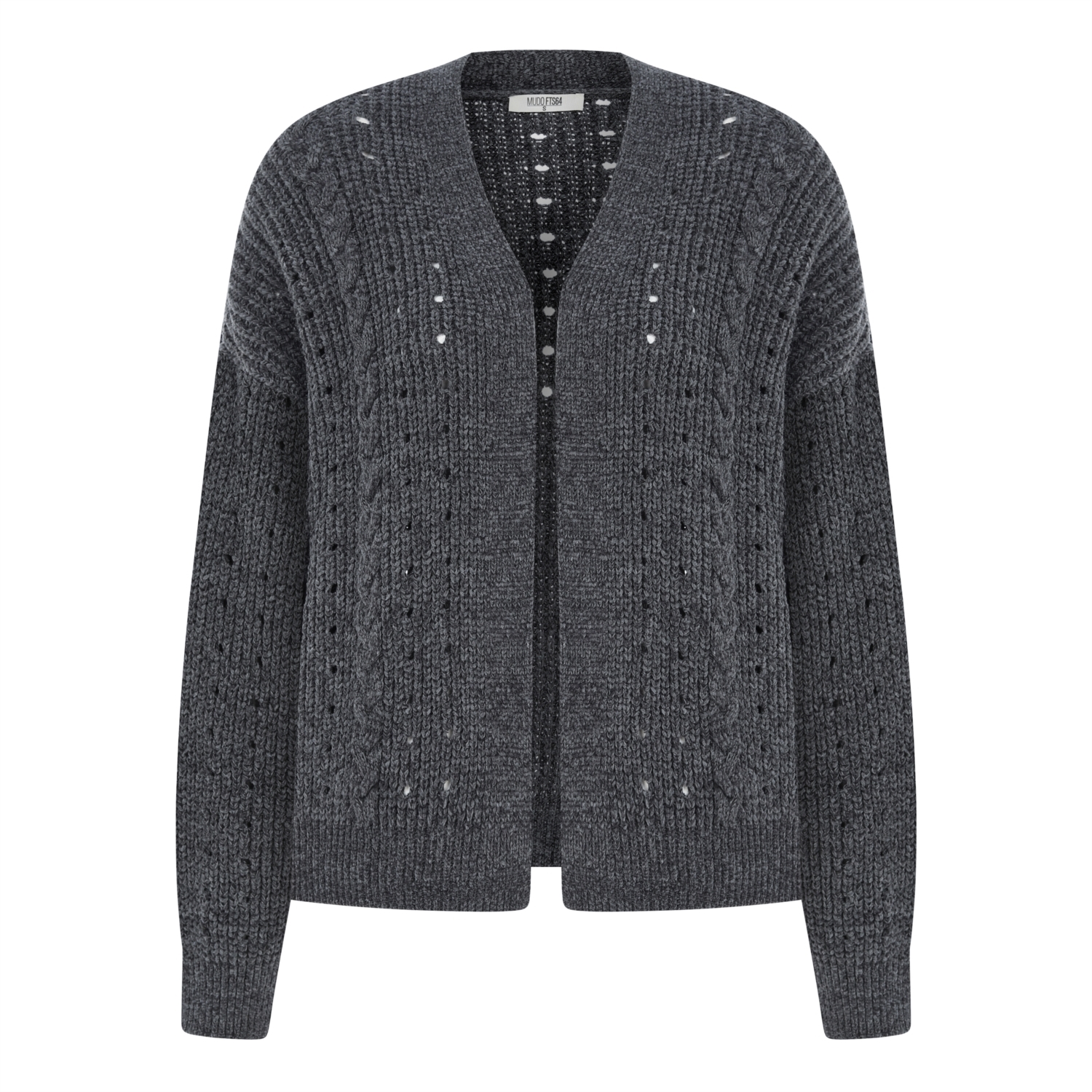 DELİK İŞLEMELİ TRİKO HIRKA