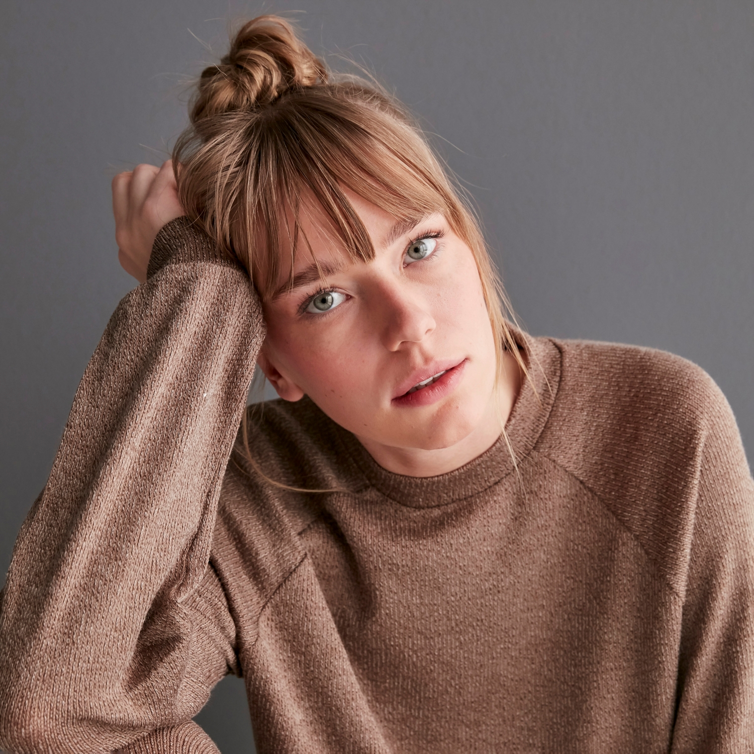 BİSİKLET YAKA TRİKO SWEATSHIRT