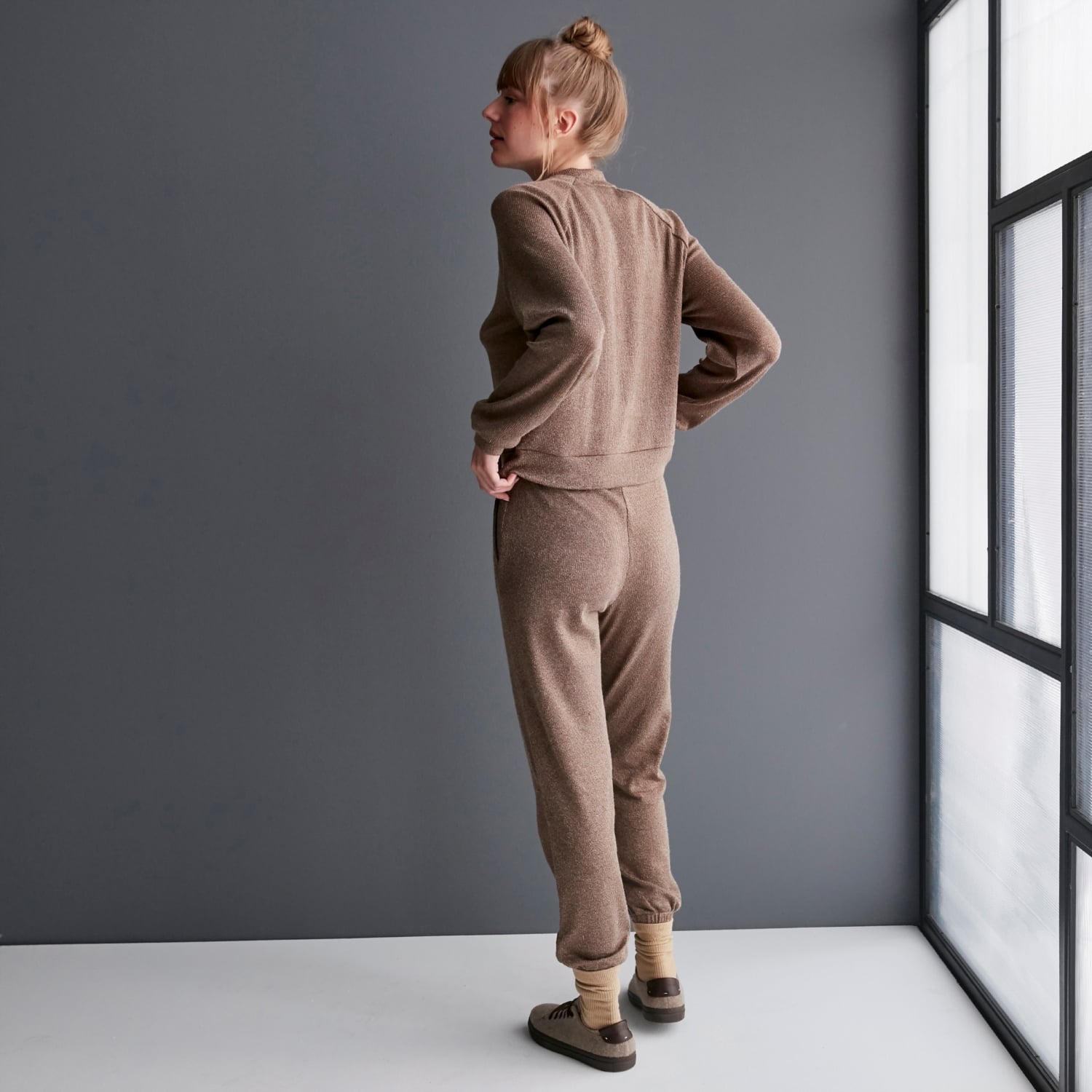 BİSİKLET YAKA TRİKO SWEATSHIRT