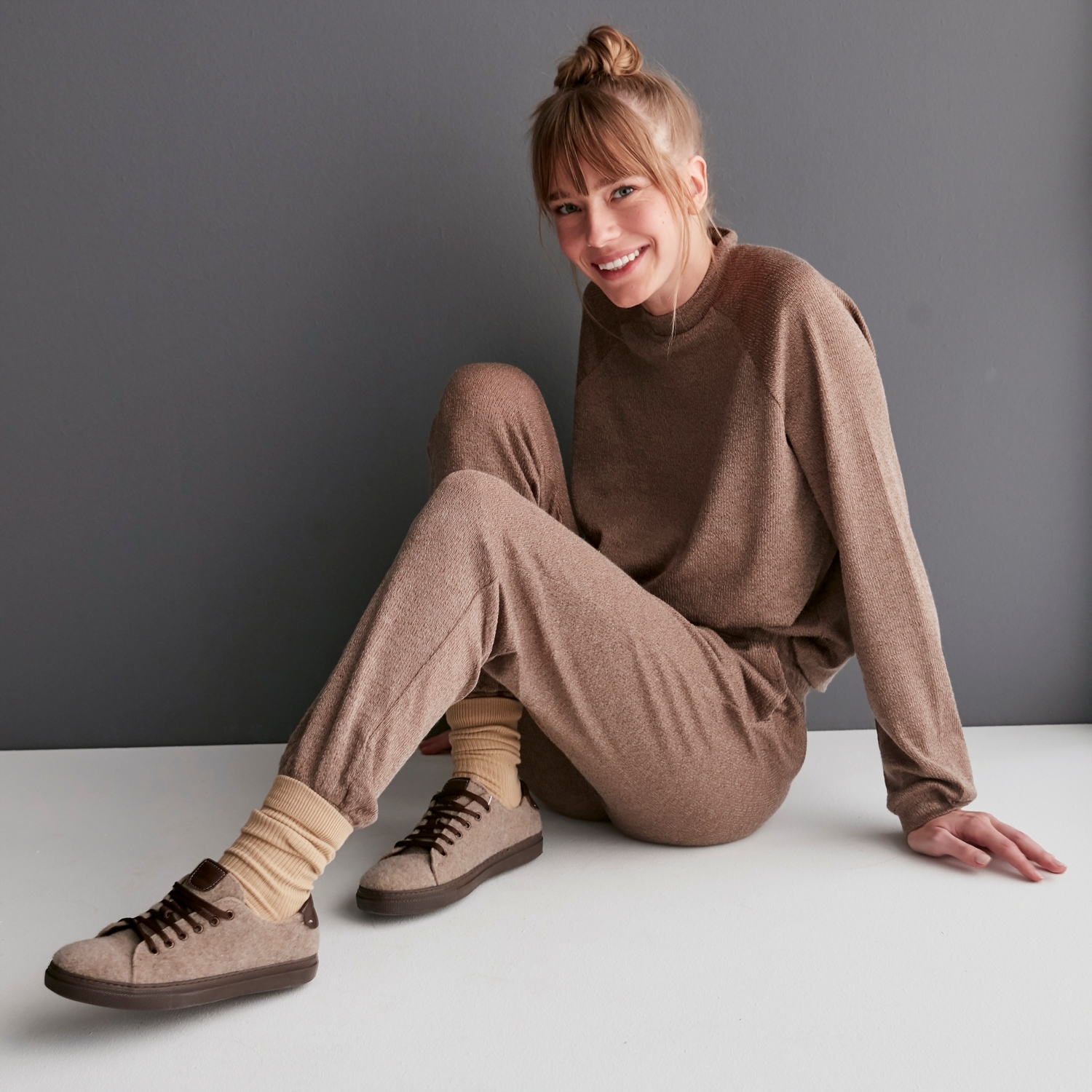 BİSİKLET YAKA TRİKO SWEATSHIRT